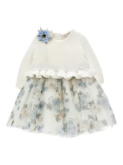 Monnalisa Babies' Layered Dress In White