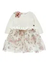 Monnalisa Layered Dress In White