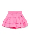 Monnalisa Layered Skirt In Pink