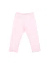 Monnalisa Kids' Leggings Aus Stretch-baumwolle In Pink