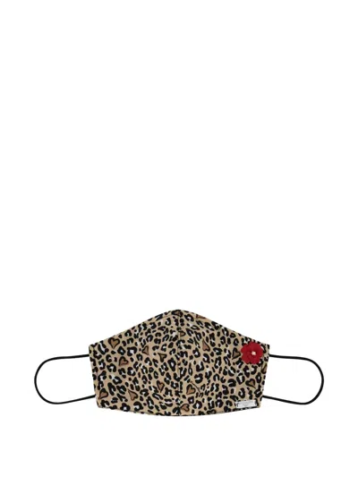 Monnalisa Leopard-print Mask