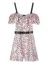 Monnalisa Leopard-print Playsuit In Pink