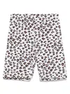 Monnalisa Leopard-print Shorts In White