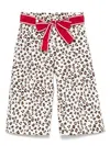 Monnalisa Leopard-print Trousers In White