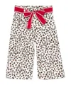 Monnalisa Leopard-print Trousers In White