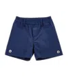 Monnalisa Levantine Bermuda Shorts In Navy