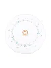 Monnalisa Lion-print Padded Cotton Blanket In White