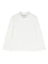 Monnalisa Logo-appliqué T-shirt In White