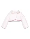 Monnalisa Logo-embellished Jacket In Pink
