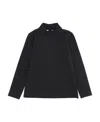 Monnalisa Logo High-necked Long-sleeved T-shirt In Black