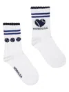 Monnalisa Logo-jacquard Socks In White