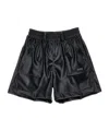 Monnalisa Logo-plaque Shorts In Black
