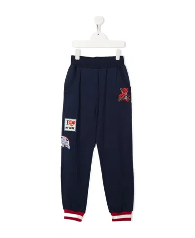 Monnalisa Logo Sweatpants In Black