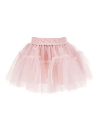 Monnalisa Babies' Logo Tutu Skirt In Pink