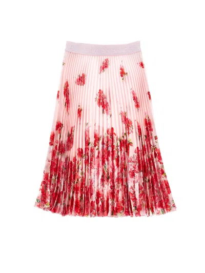 Monnalisa Babies'   Long Pleated Skirt In Multi