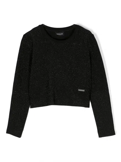Monnalisa Kids' Long-sleeve Crew-neck Sweatshirt