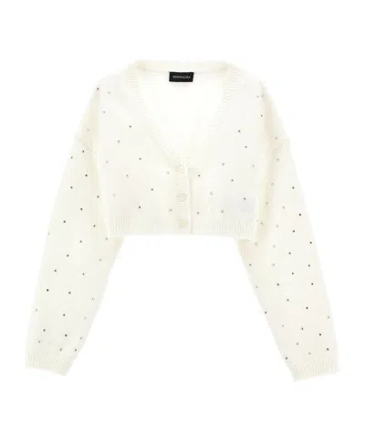 Monnalisa Long-sleeved Pullover In White