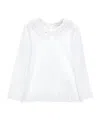Monnalisa Long-sleeved T-shirt In White