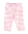 Monnalisa Looney Tunes Gingham Leggings In Pink
