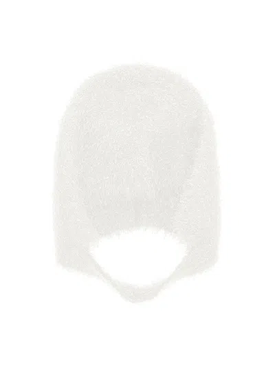 Monnalisa Kids'   Lurex Balaclava In Cream