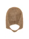Monnalisa Lurex Balaclava In Gold