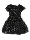 Monnalisa Lurex-detail Tutu Dress In Black
