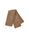 Monnalisa Lurex Scarf In Gold