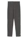 Monnalisa Mélange-effect Leggings In Grey