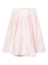 Monnalisa Metallic-effect Skirt In Pink