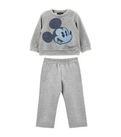MONNALISA MICKEY MOUSE SWEATSHIRT AND SWEATPANTS SET