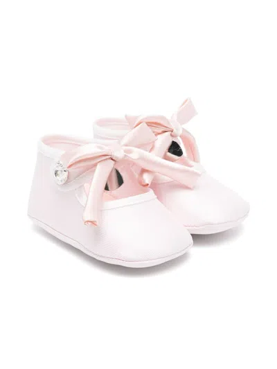 Monnalisa Babies' Mikado Ballet Flats In Pink
