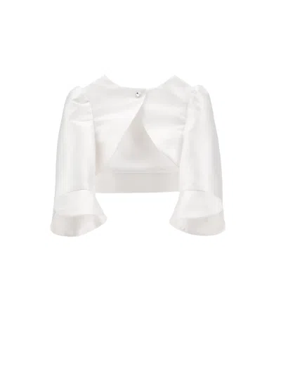 Monnalisa Kids' Favola-mikado-jacke In 0001