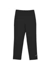 Monnalisa Milano Stitch Jersey Leggings In Black