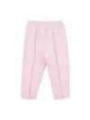 Monnalisa Milano Stitch Leggings In Pink  + Fuchsia