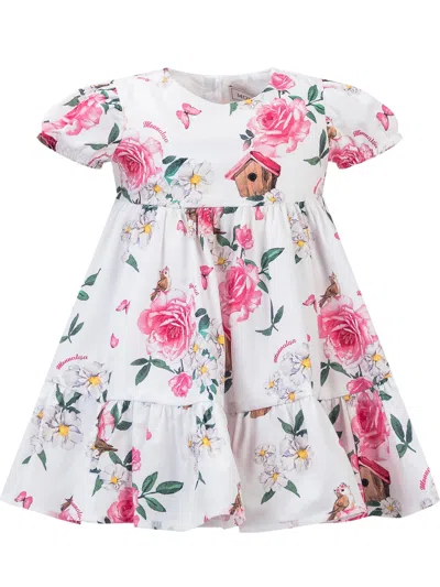 Monnalisa Mini Floral Suit In Multi