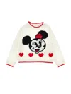 Monnalisa Minnie Sweater In White