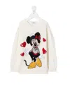 Monnalisa Minnie Mouse Jumper In White