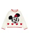 Monnalisa Minnie Sweater In Neutral