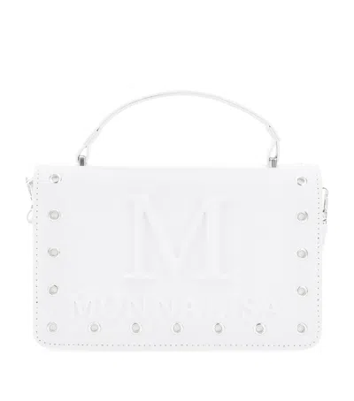 Monnalisa Kids' Monogram Top-handle Bag In White