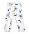 Monnalisa Motif-print Cotton Leggings In White
