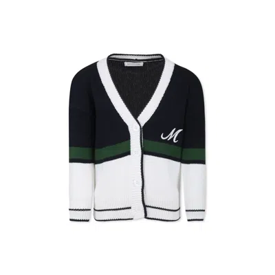 Monnalisa Kids' Multicolor Cardigan For Girl With Logo
