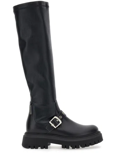 MONNALISA MONNALISA  NAPPA KNEE-HIGH BOOTS