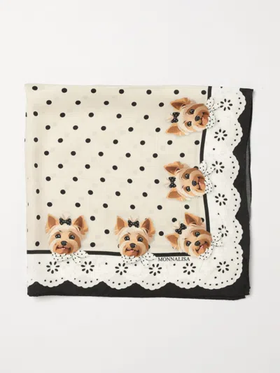 Monnalisa Neck Scarf Kids  In White