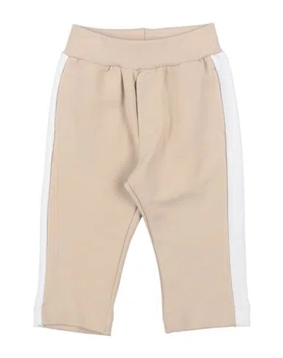 Monnalisa Babies'  Newborn Boy Pants Beige Size 3 Cotton, Elastane