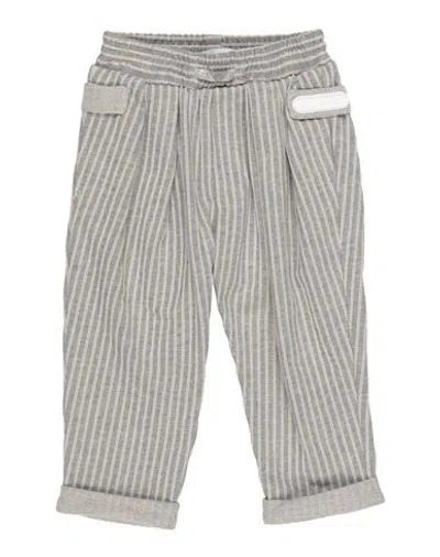 Monnalisa Babies'  Newborn Boy Pants Grey Size 3 Cotton