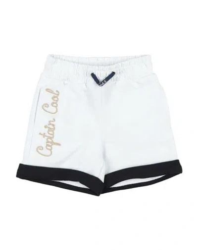 Monnalisa Babies'  Newborn Boy Shorts & Bermuda Shorts White Size 3 Cotton