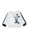 MONNALISA MONNALISA NEWBORN BOY SWEATSHIRT WHITE SIZE 3 COTTON