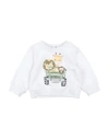 Monnalisa Baumwoll-sweatshirt Mit Safari-print In White