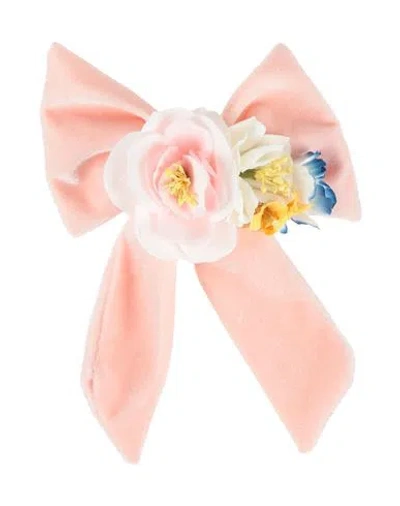 Monnalisa Babies'  Newborn Girl Hair Accessory Pink Size - Textile Fibers