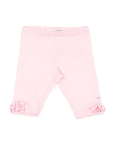 Monnalisa Babies'  Newborn Girl Leggings Pink Size 3 Cotton, Elastane